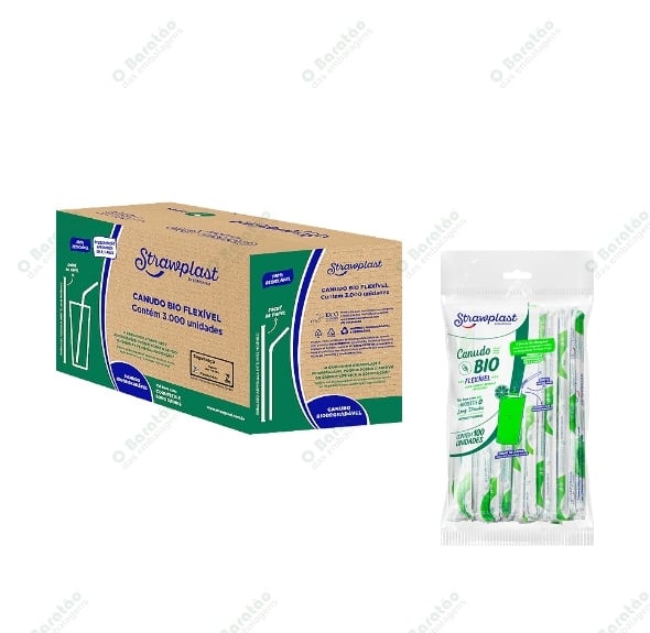 CANUDO BIO SACHE FLEXIVEL STRAWPLAST