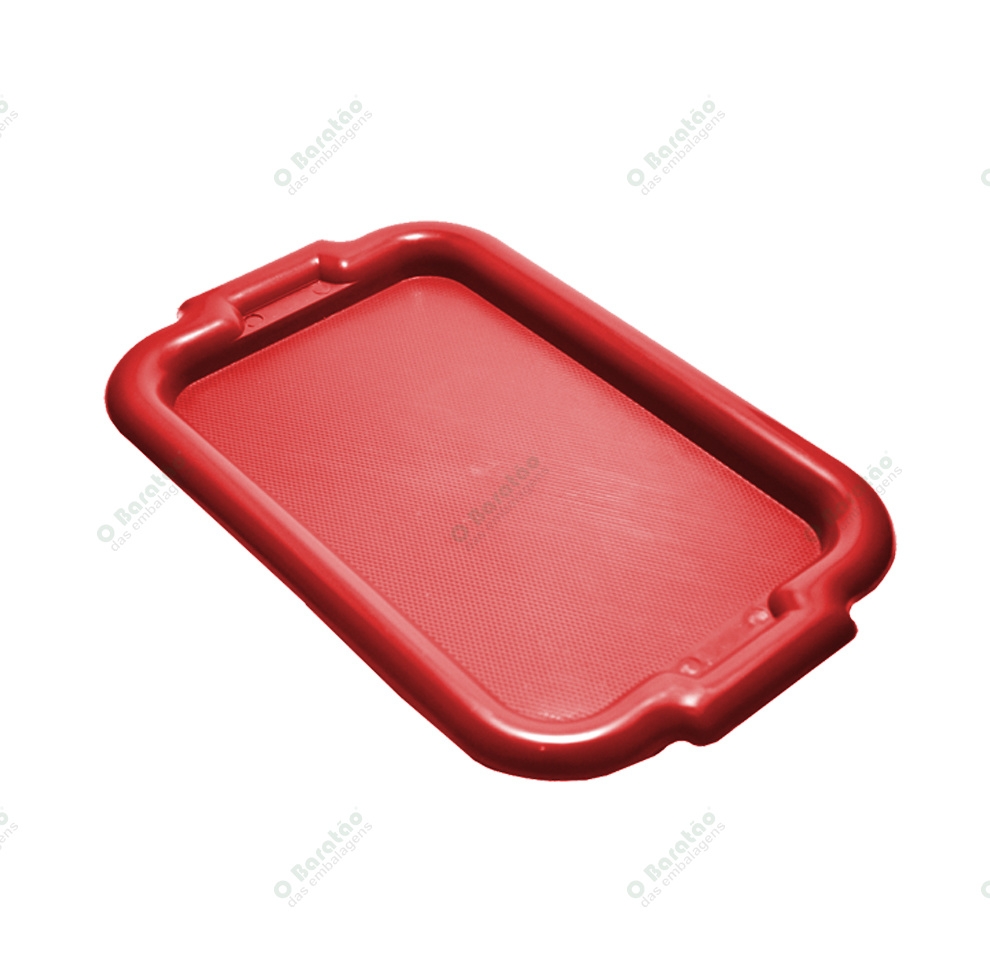 BANDEJA RETANGULAR PEQ VERM ARCA PLAST