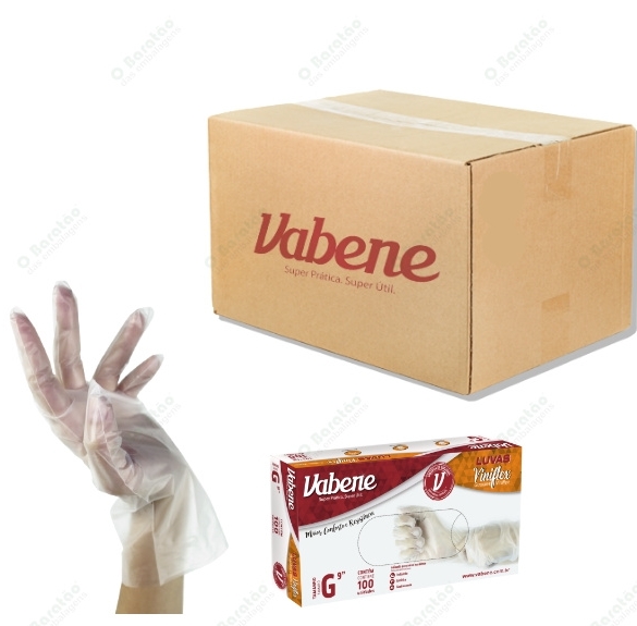 LUVA VINILFLEX G VABENE