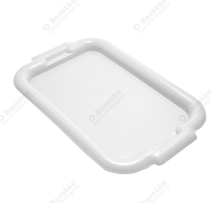 BANDEJA RETANGULAR PEQ BCO ARCA PLAST