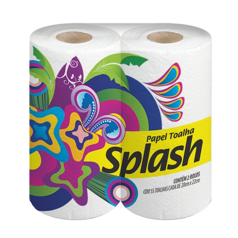PAPEL TOALHA FOLHA DUPLA SPLASH