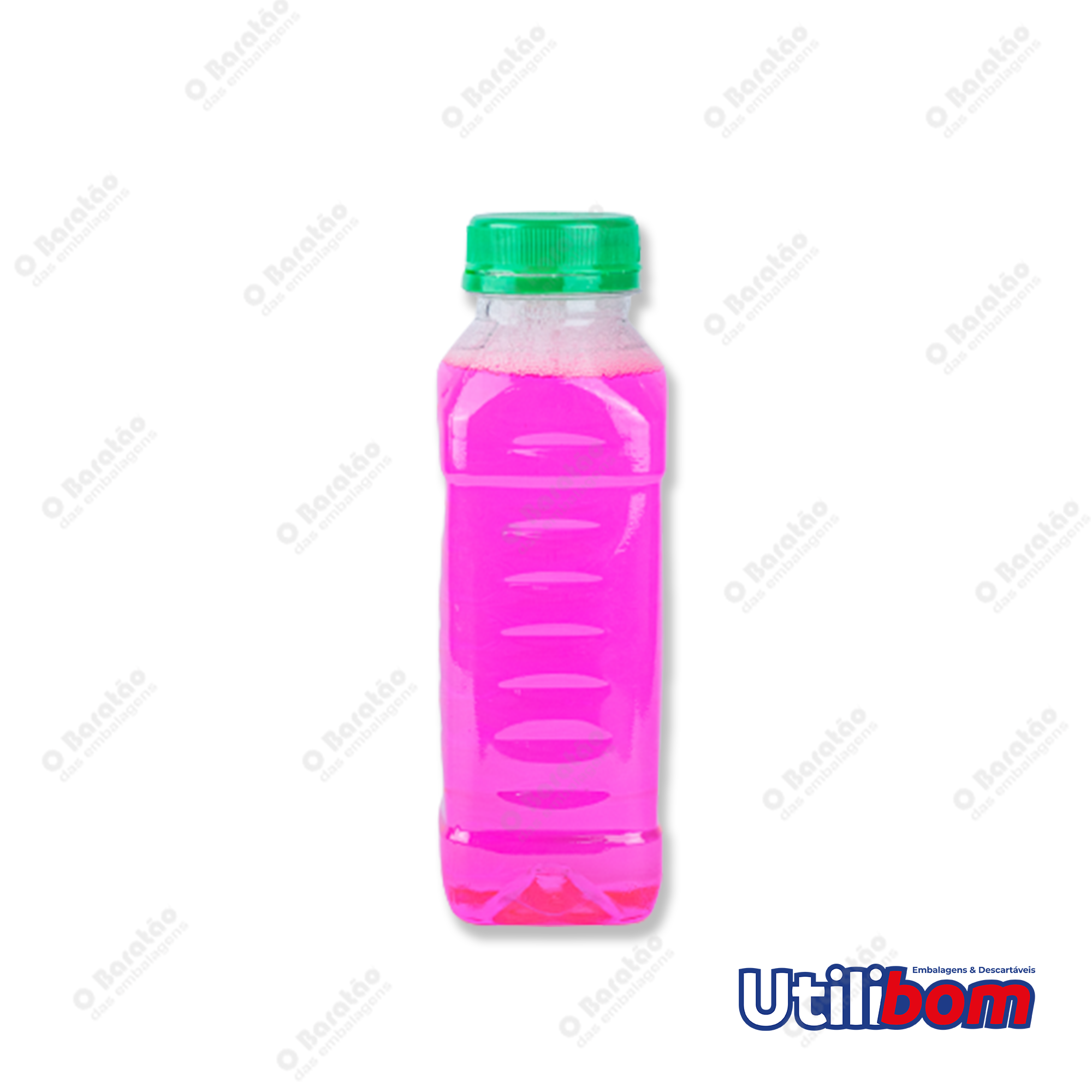 GARRAFA 300 ML PET C/ TP UTILIBOM