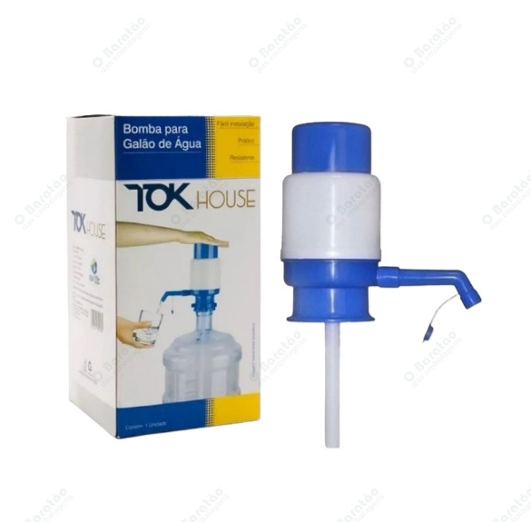 BOMBA P/GARRAFAO PLAST MANUAL TOK HOUSE