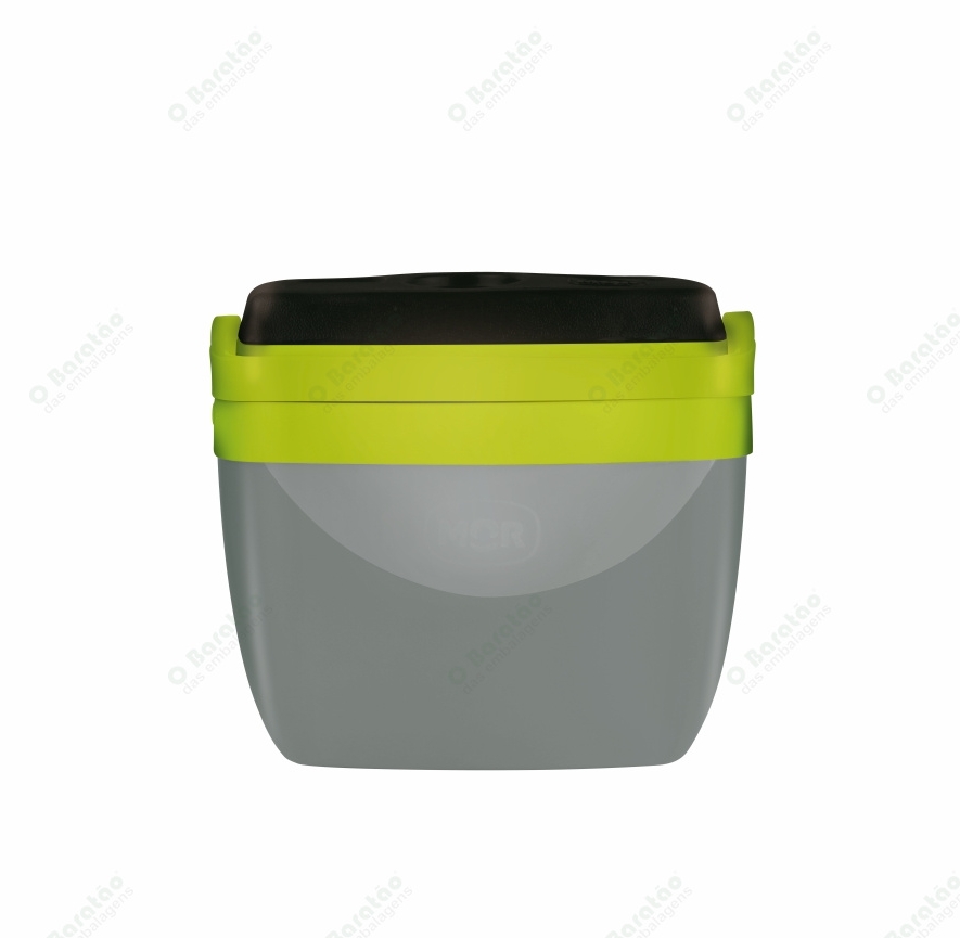 CAIXA TERMICA 12 L CINZA VERDE MOR
