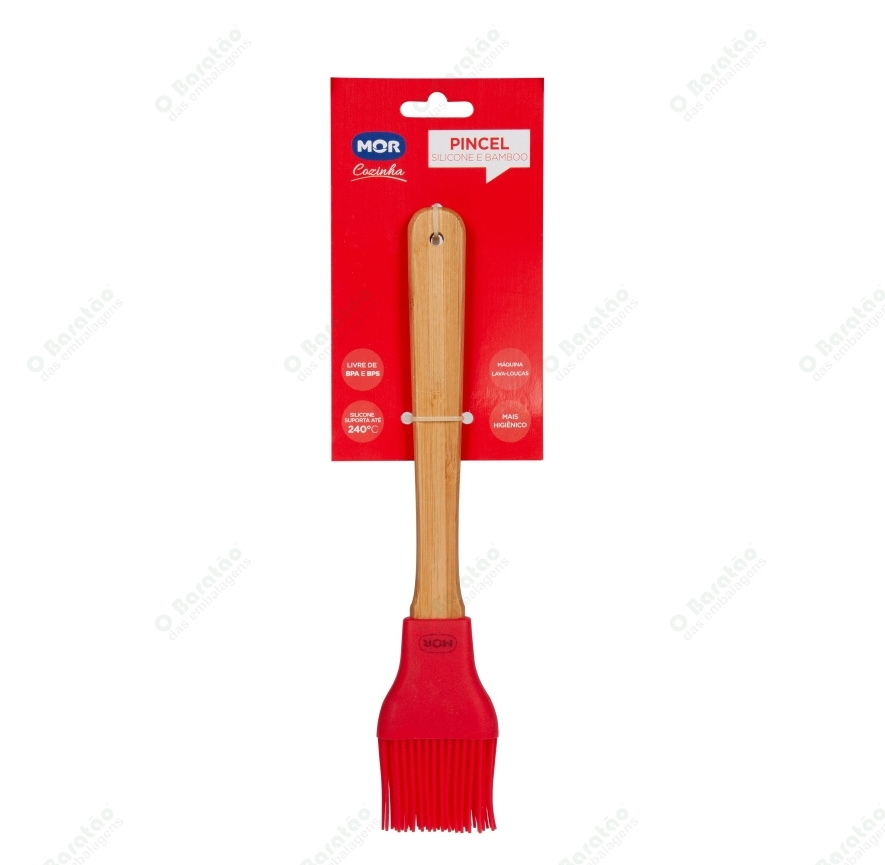 PINCEL SILICONE E BAMBOO MOR