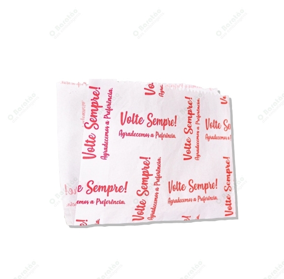 SACO PAPEL ACARAJE/TAPIOCA EMBALEBEM