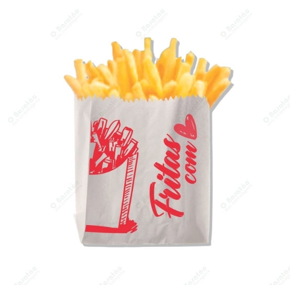 SACO PAPEL BATATA FRITA EMBALE BEM