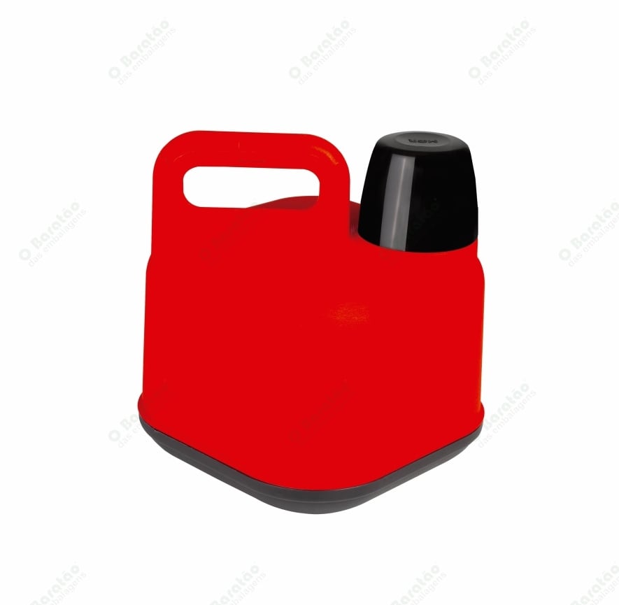GARRAFAO TERMICO 03 L VERMELHO MOR