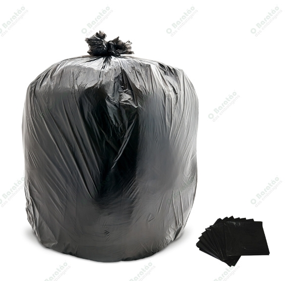 SACO LIXO 100LT 70X82 PRETO DONAPACK