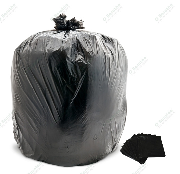 SACO LIXO 200LT 83X97 PRETO DONAPACK