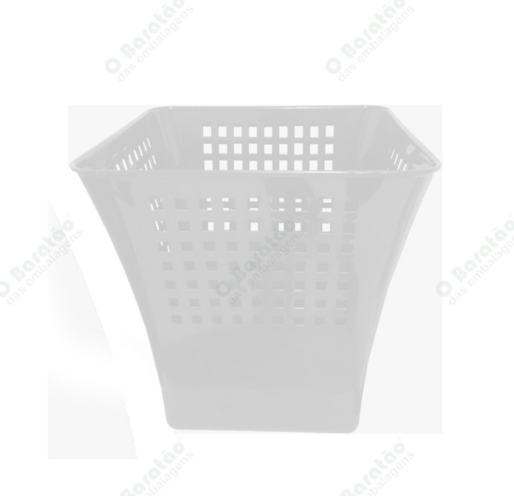LIXEIRA OFFICE 12,8L BRANCA ARCA PLAST
