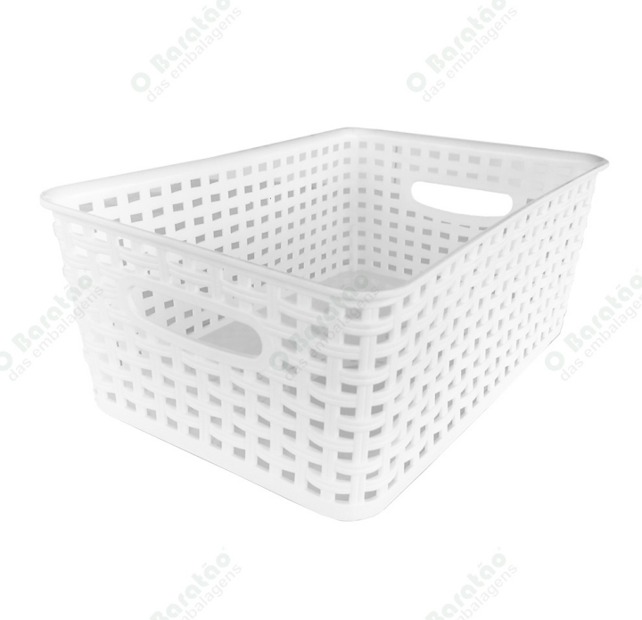 CESTO ITALY BRANCO  7,7 LTS  ARCA PLAST