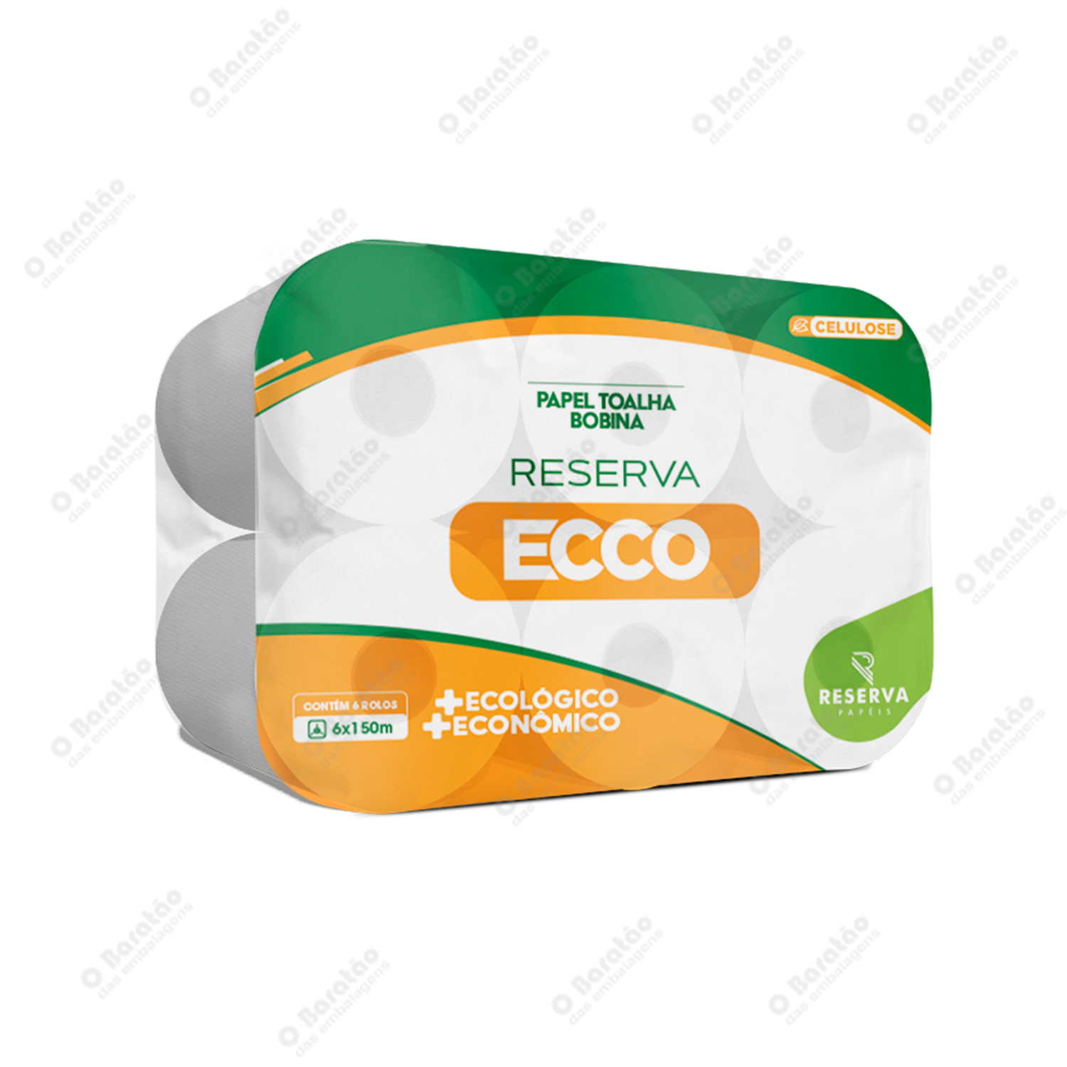 PAPEL TOALHA ROLO 150MT RESERVA NATURE