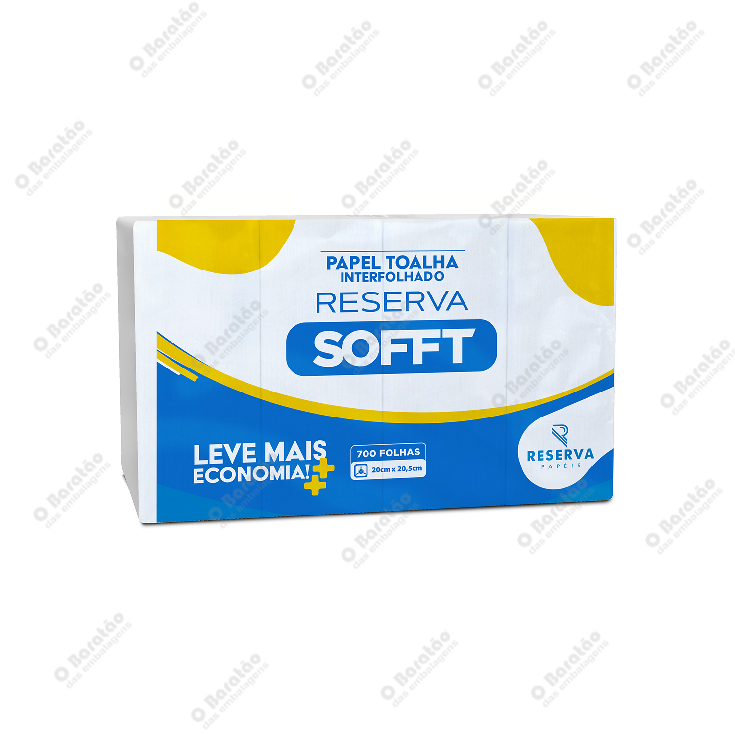 PAPEL TOALHA RESERVA SOFT BRANCO