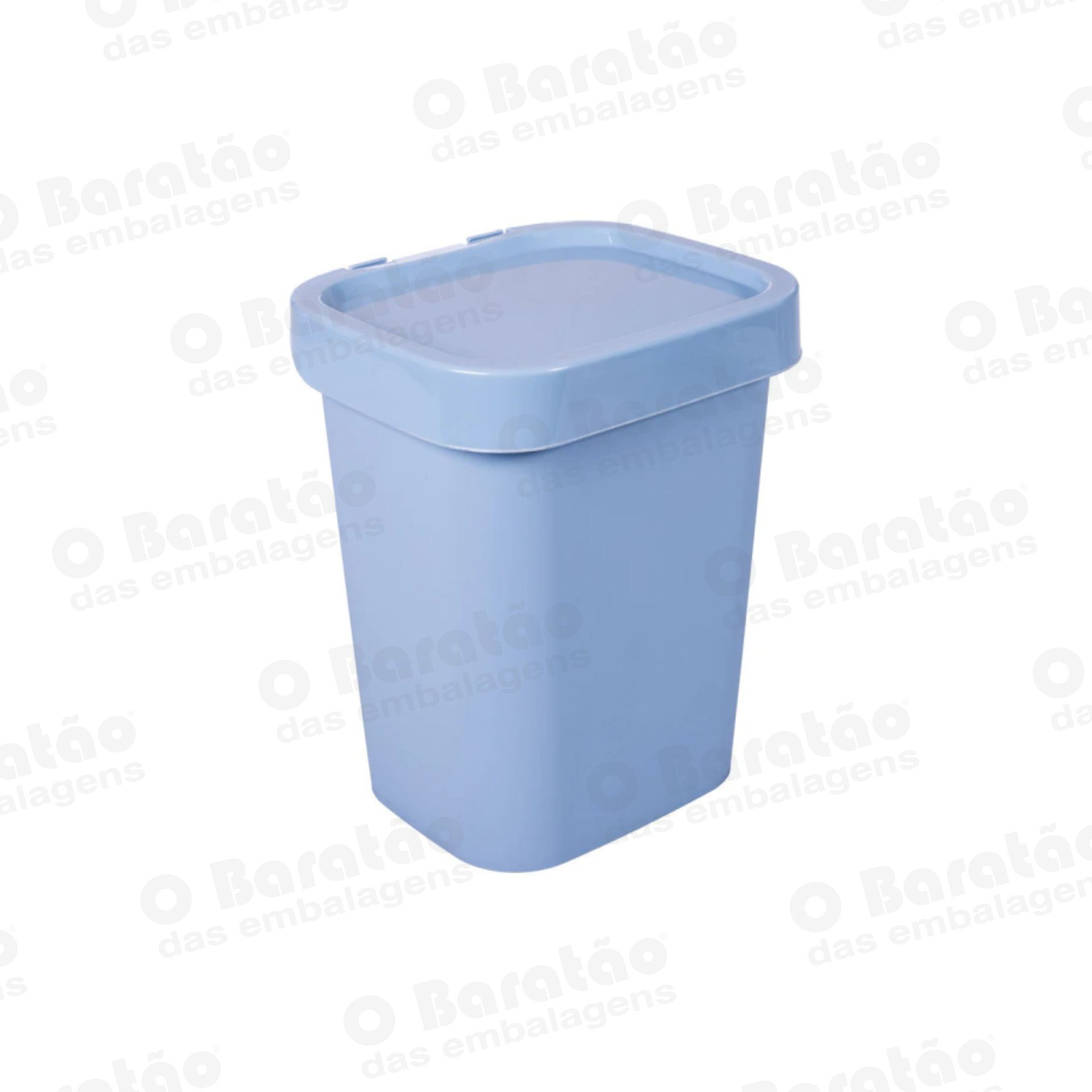 LIXEIRA CLASSIC AZUL PLASUTIL