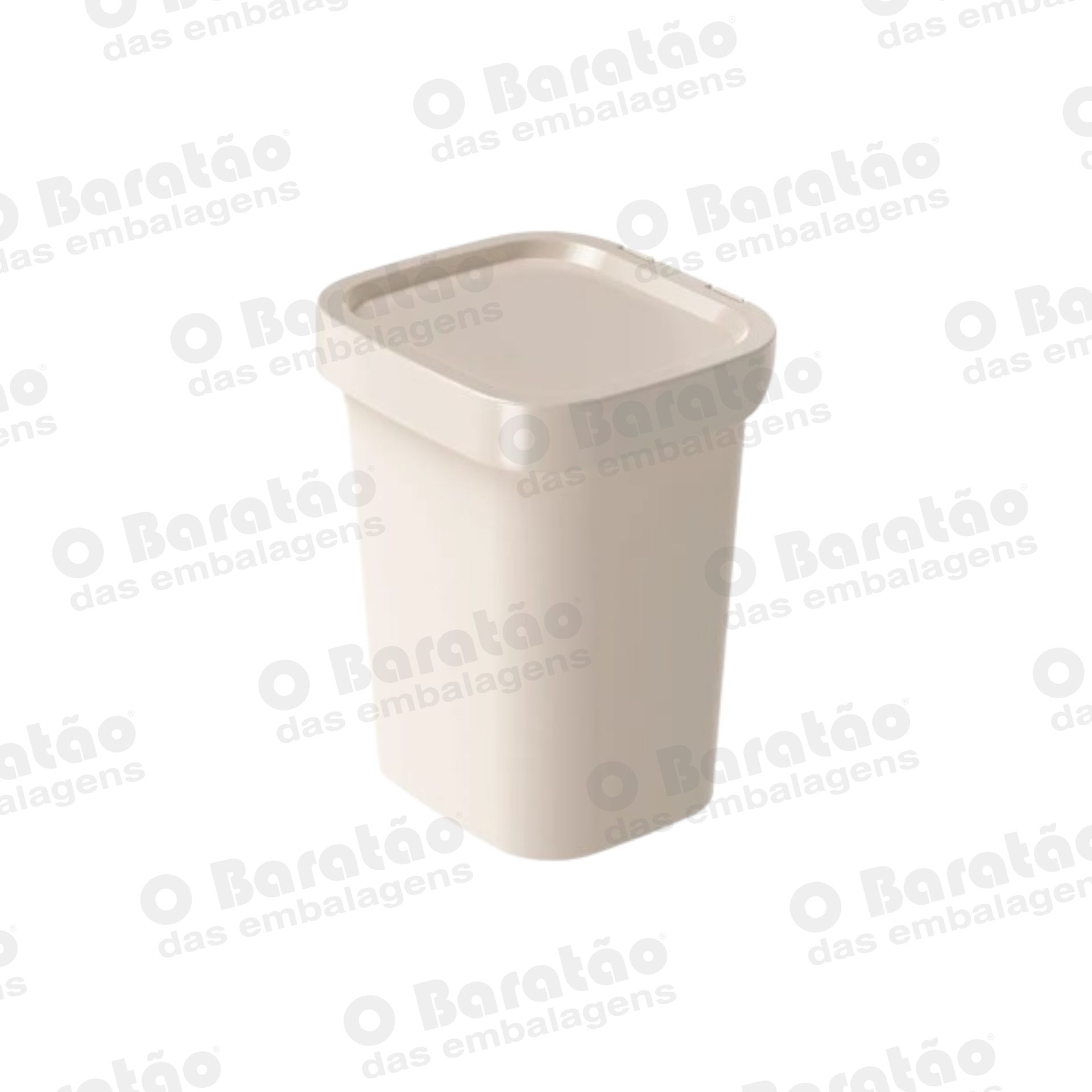 LIXEIRA CLASSIC BEGE PLASUTIL