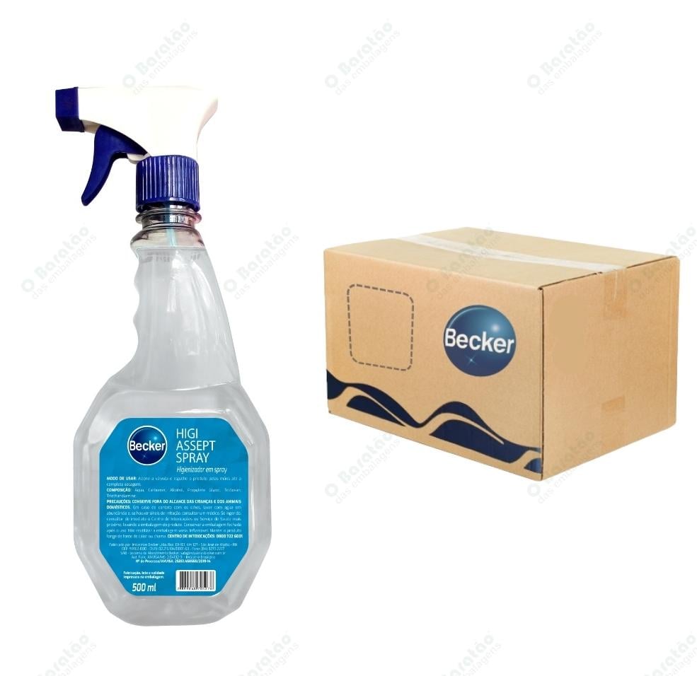 HIGIE ANTI-SEPTICO SPRAY 500 ML BECKER