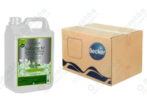 SABONETE ESPUMA HORTELA 05LT BECKER