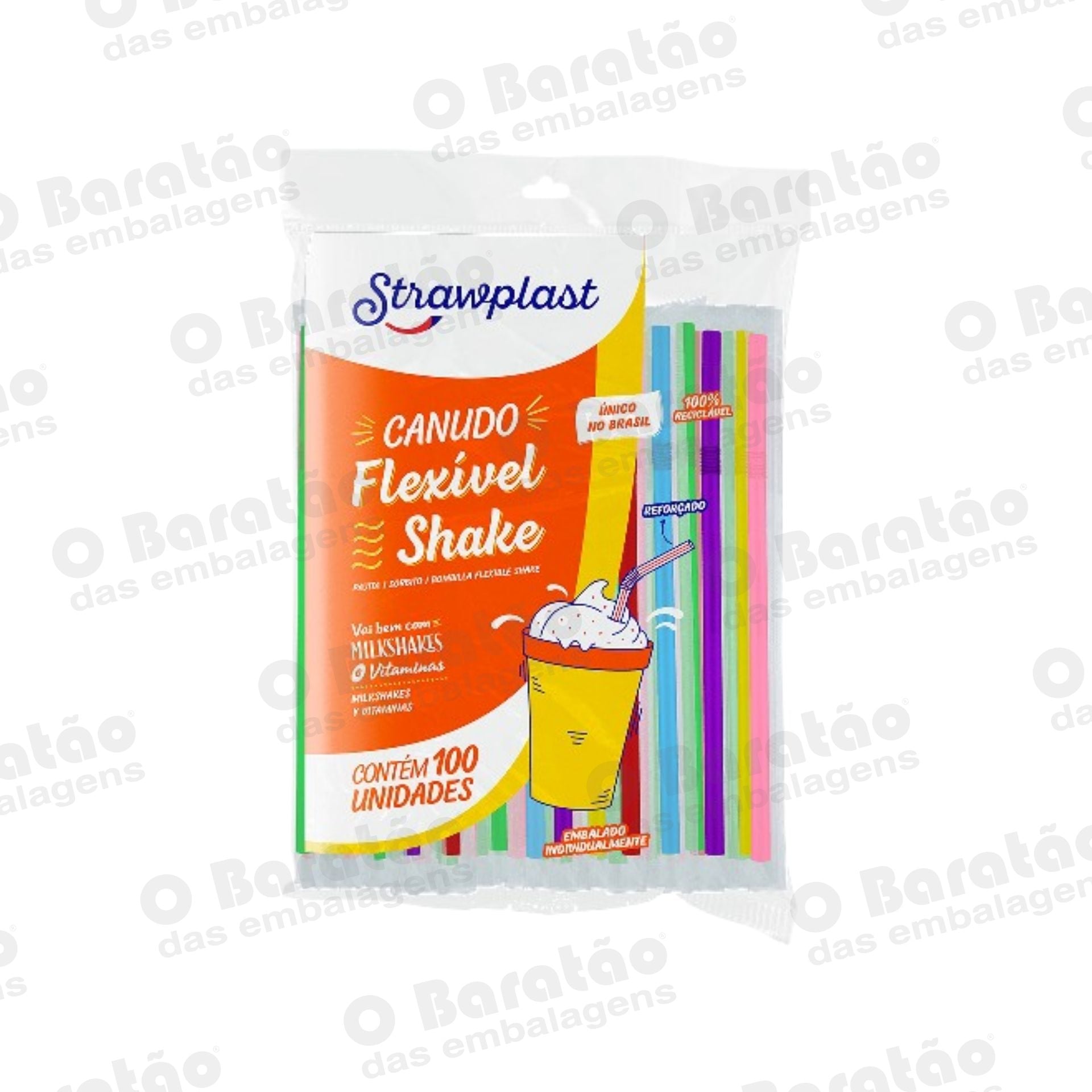 CANUDO BIO SACHE SHAKE FLEX STRAWPLAST
