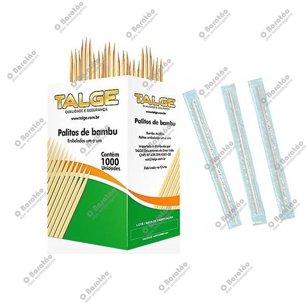 PALITO DENTE EMBALADO C/ 2000 TALGE