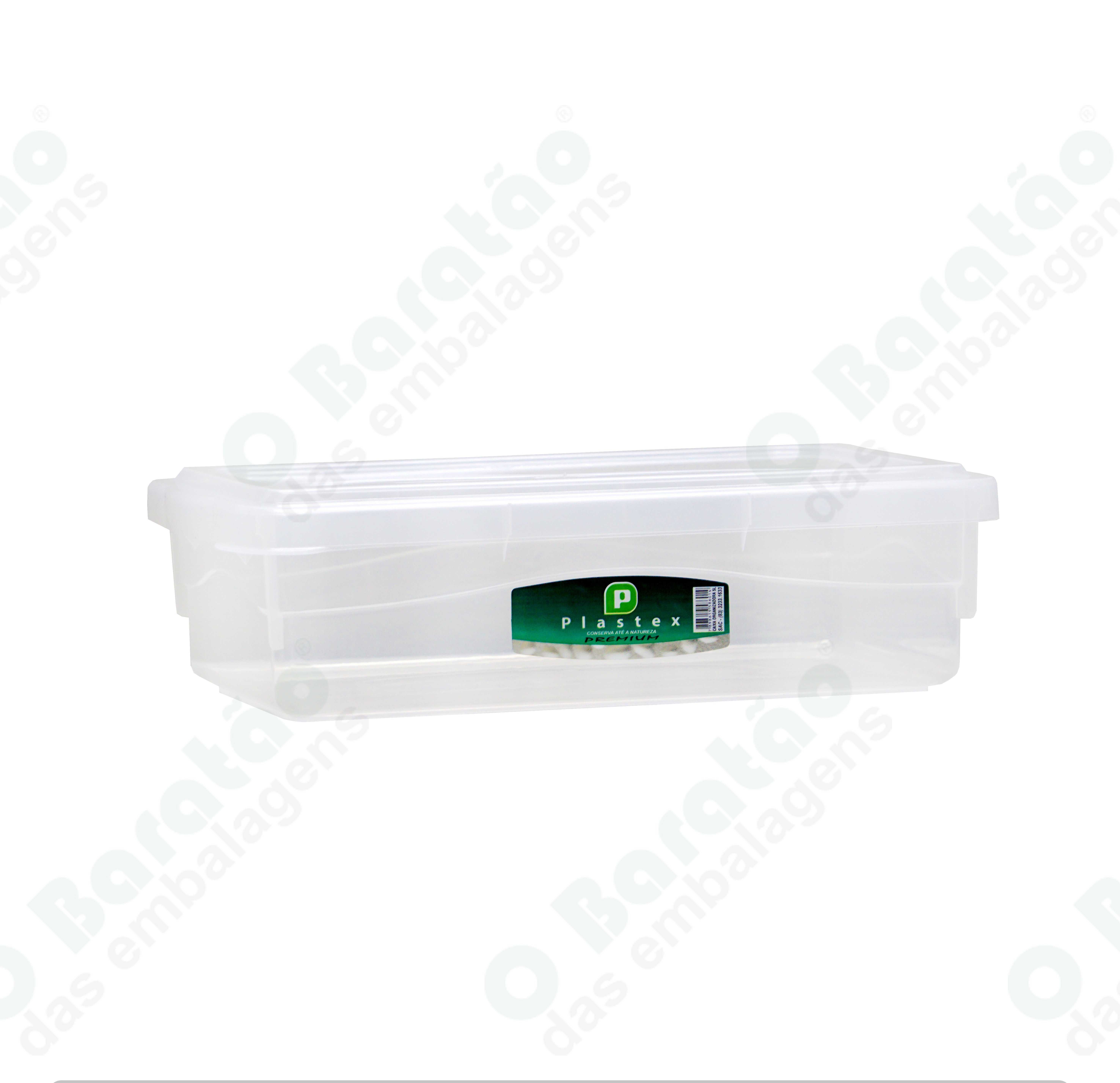 CAIXA ORGANIZADORA 05L TRANSP PLASTEX