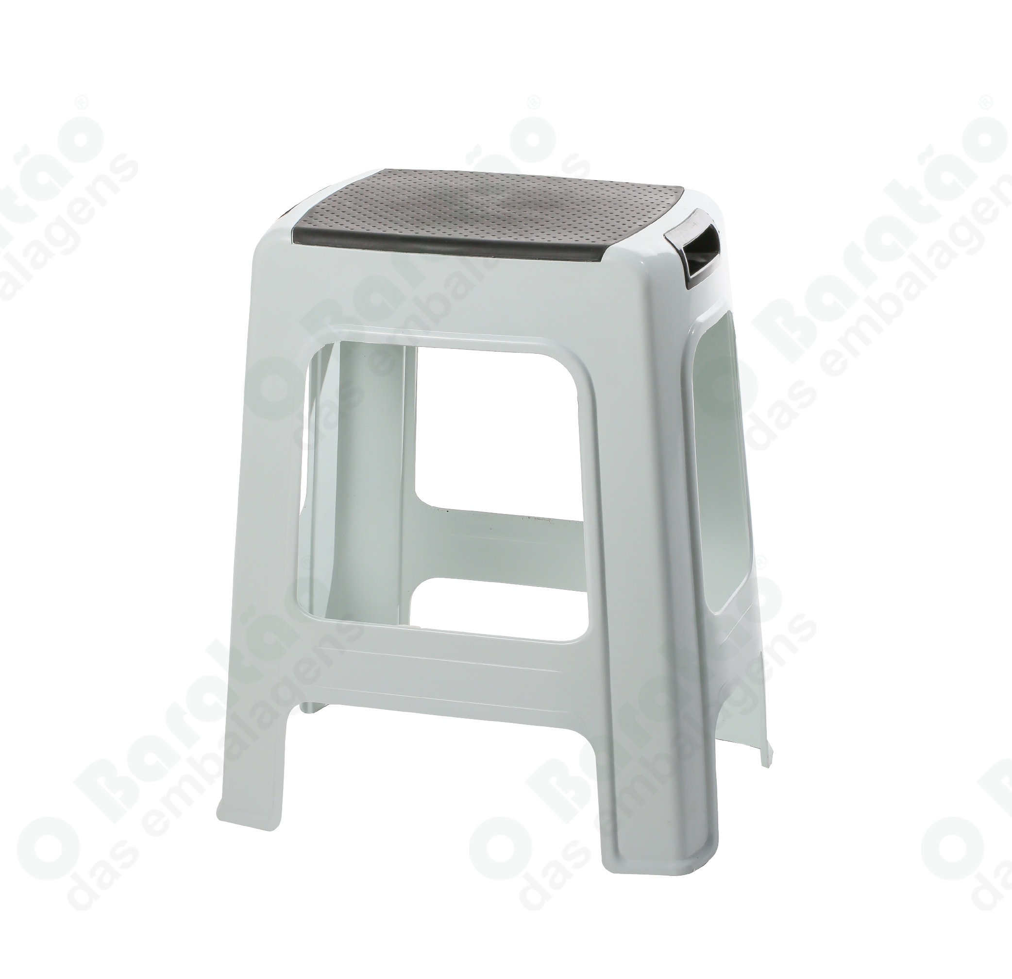 BANQUETA MIRAMAR PRETA PLASTEX