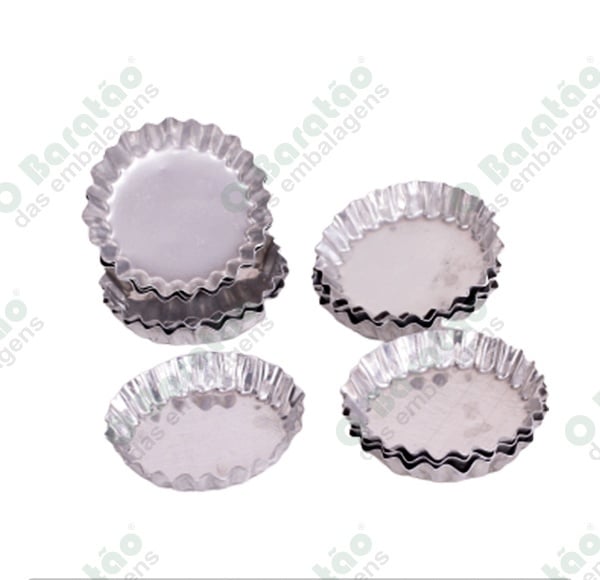 FORMA TORTA CRESPA N°1 ALUMINIO CIRCULAR