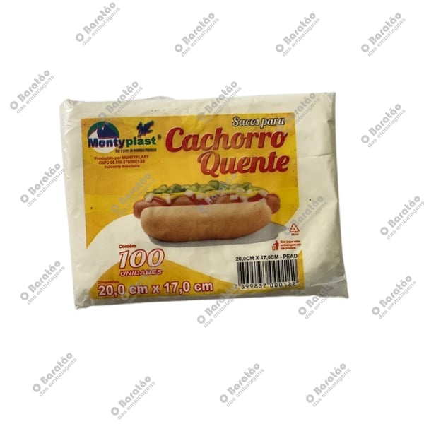 SACO HOT DOG 20X17 MONTYPLAST