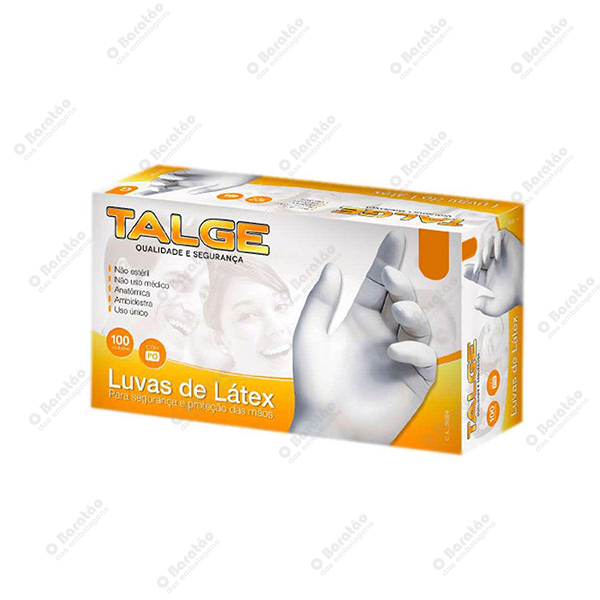LUVA LATEX USO SAUDE G TALGE