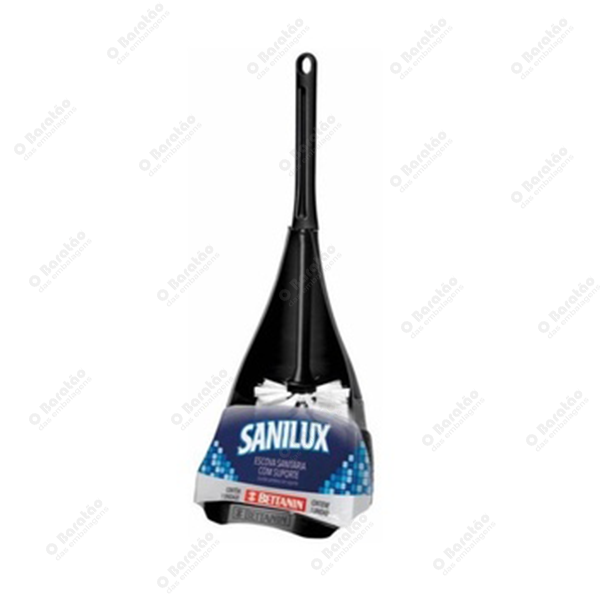 ESCOVA SANITARIA C/ SUPORT PLAST SANILUX