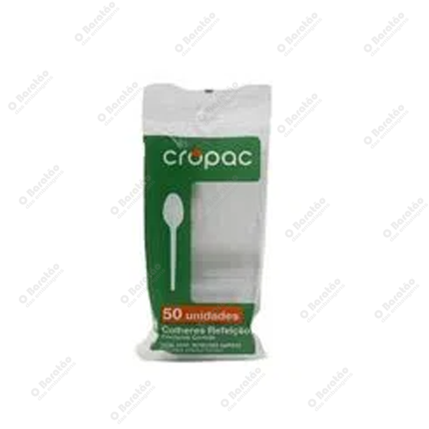 COLHER SOBREMESA BRANCO CROPAC