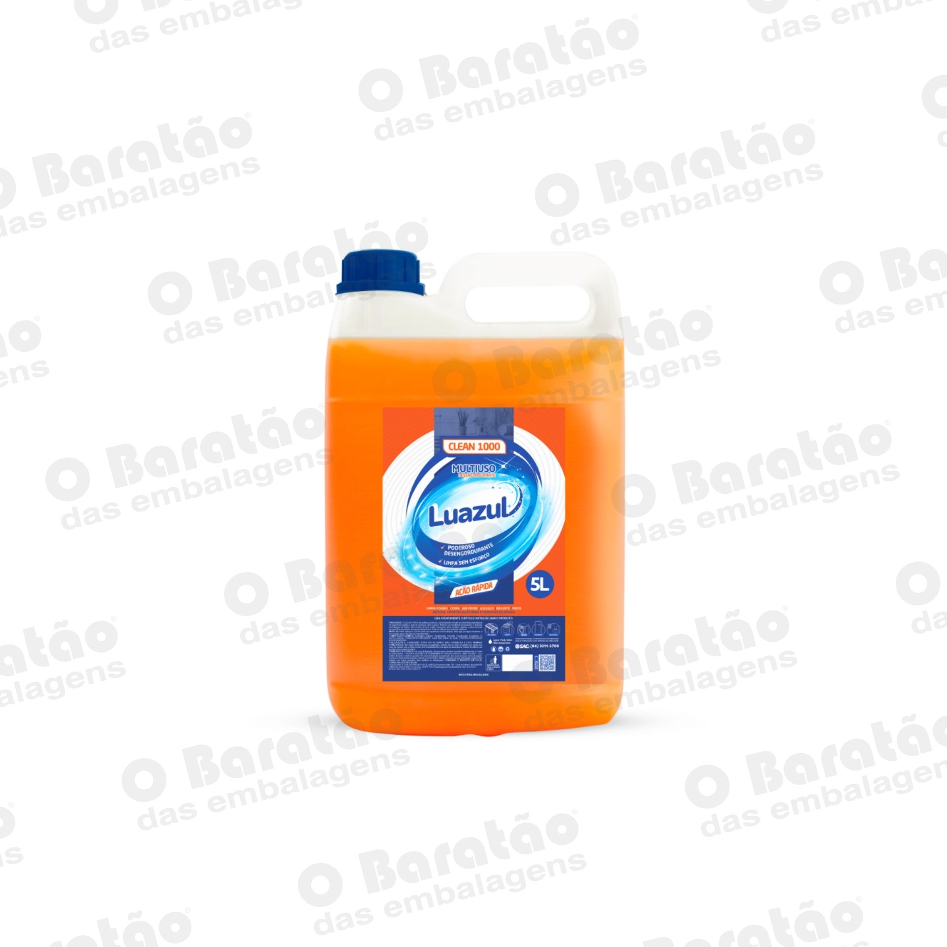 DESENGORDURANTE CLEAN 1000 5LT LUAZUL