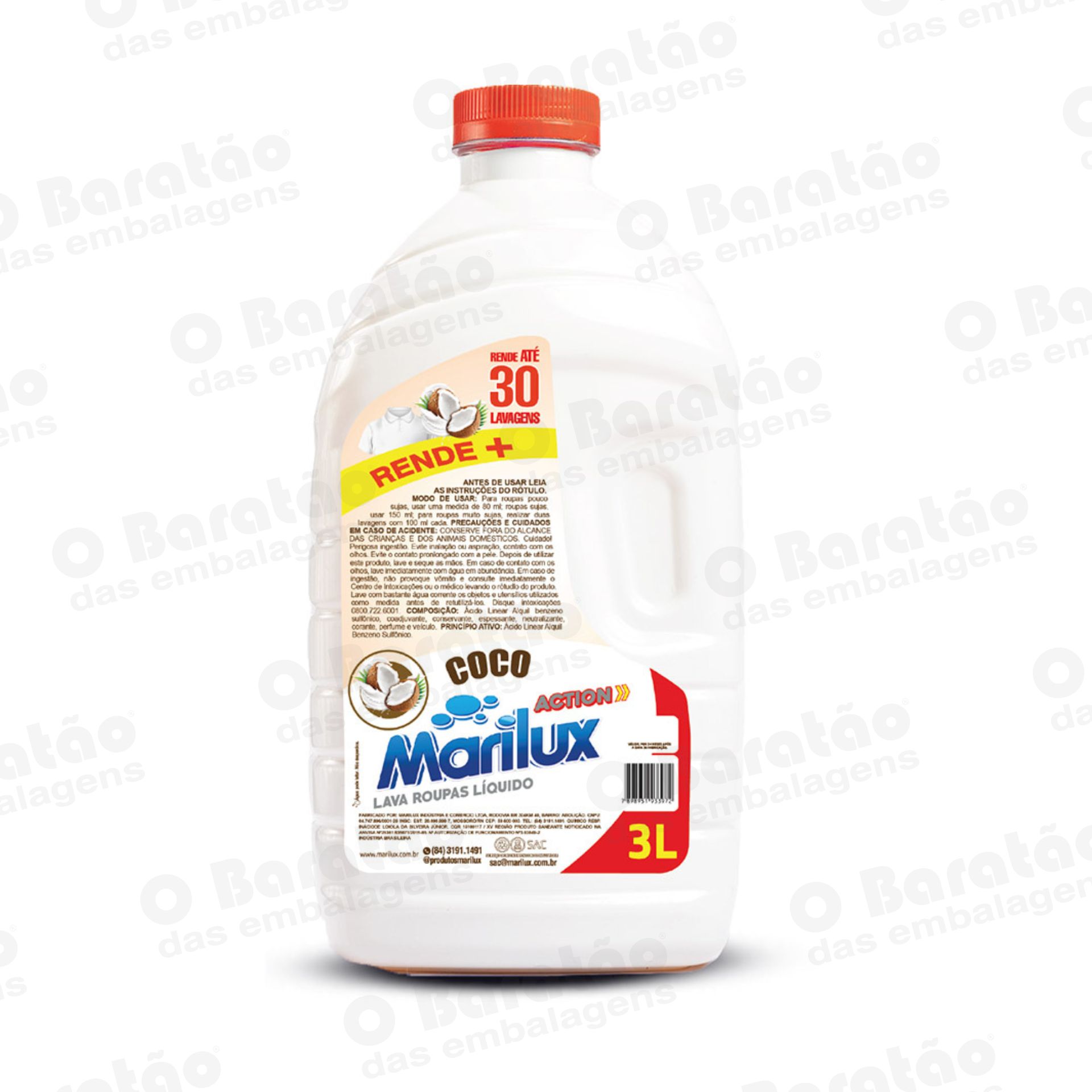 LAVA ROUPAS LIQUIDO COCO MARILUX