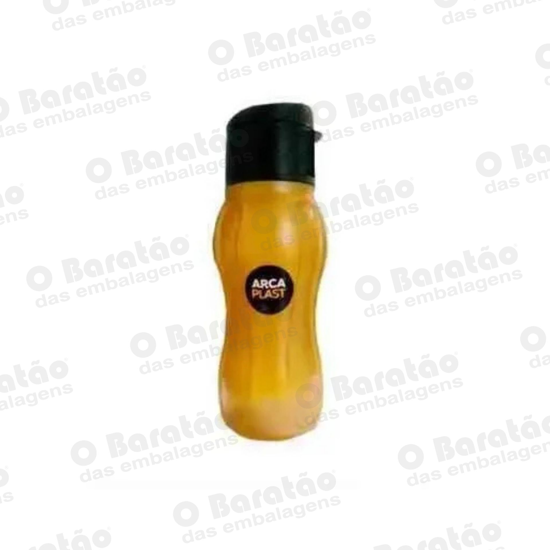 GARRAFA SPORT 400 ML DOURADO ARCA PLAST