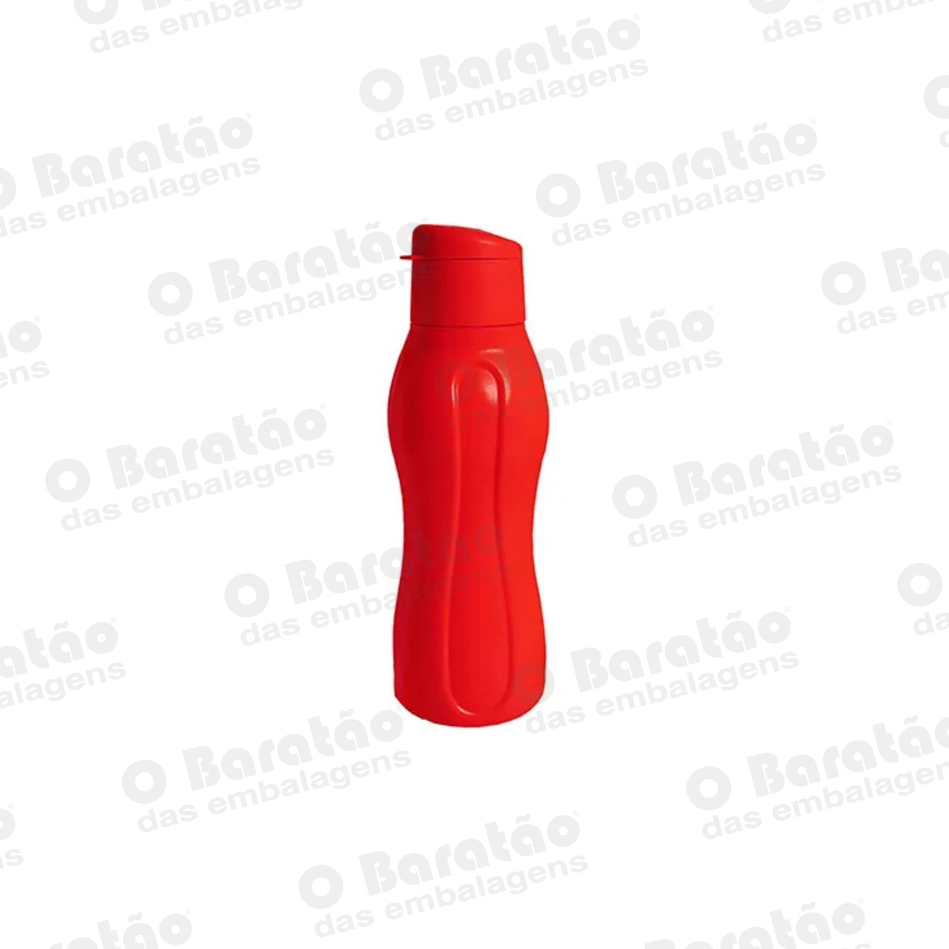 GARRAFA SP 400 ML VERMELHO PER ARCA PLAS