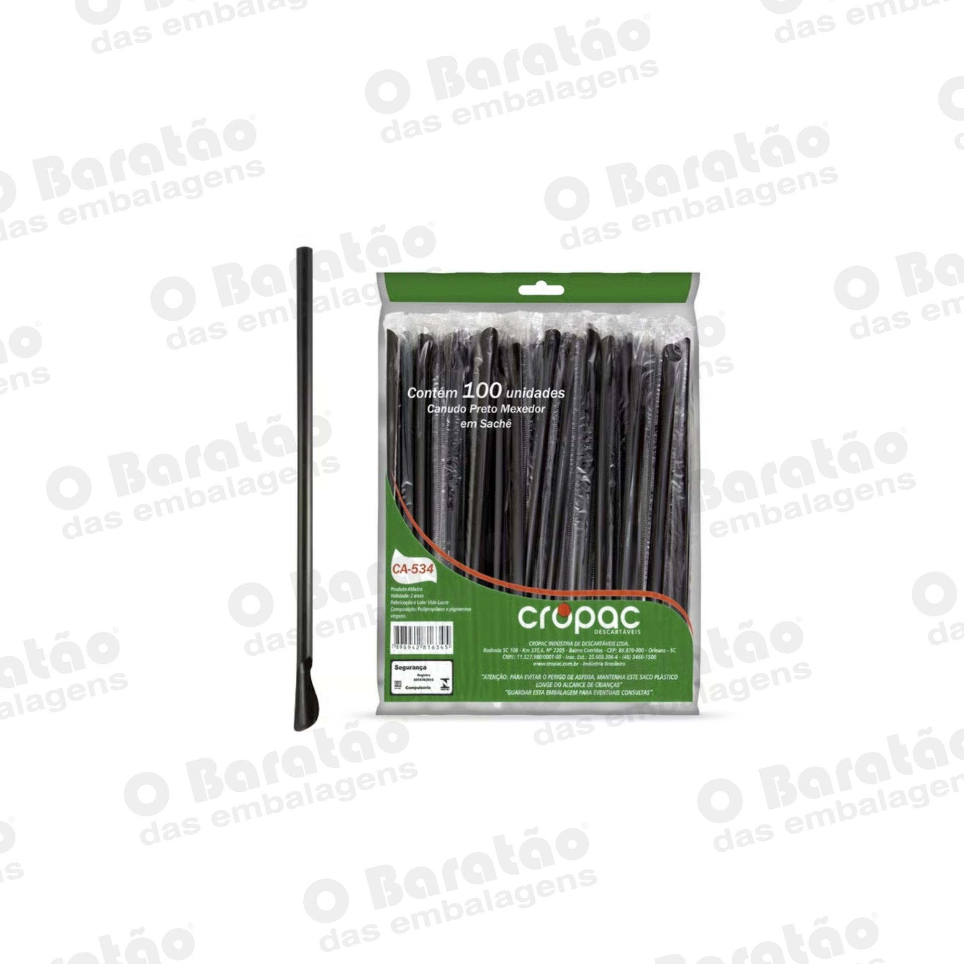 CANUDO MEXEDOR PRETO SACHE CROPAC
