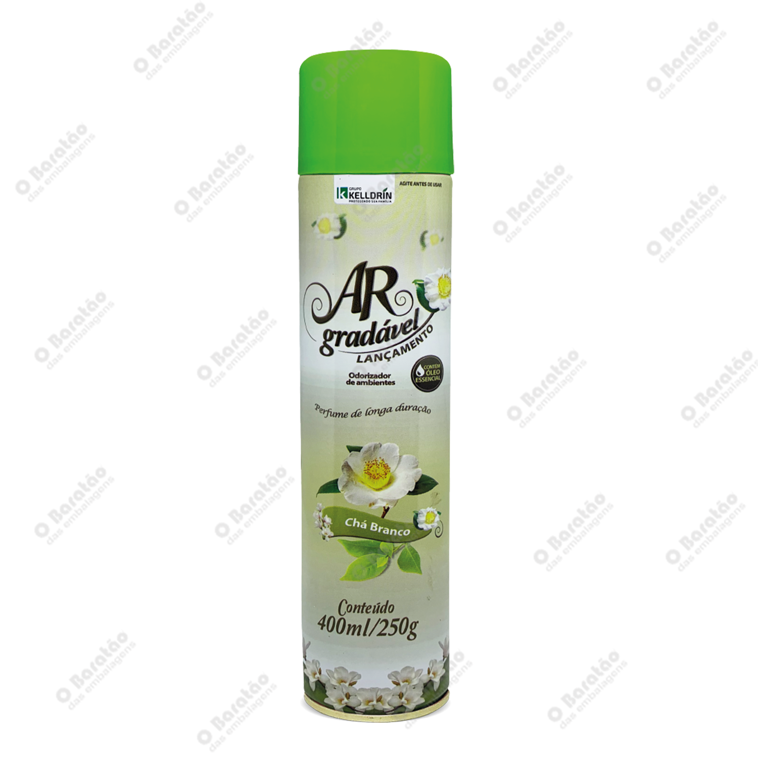 ODORIZADOR SPRAY CHA BRANCO 400ML KELLDR