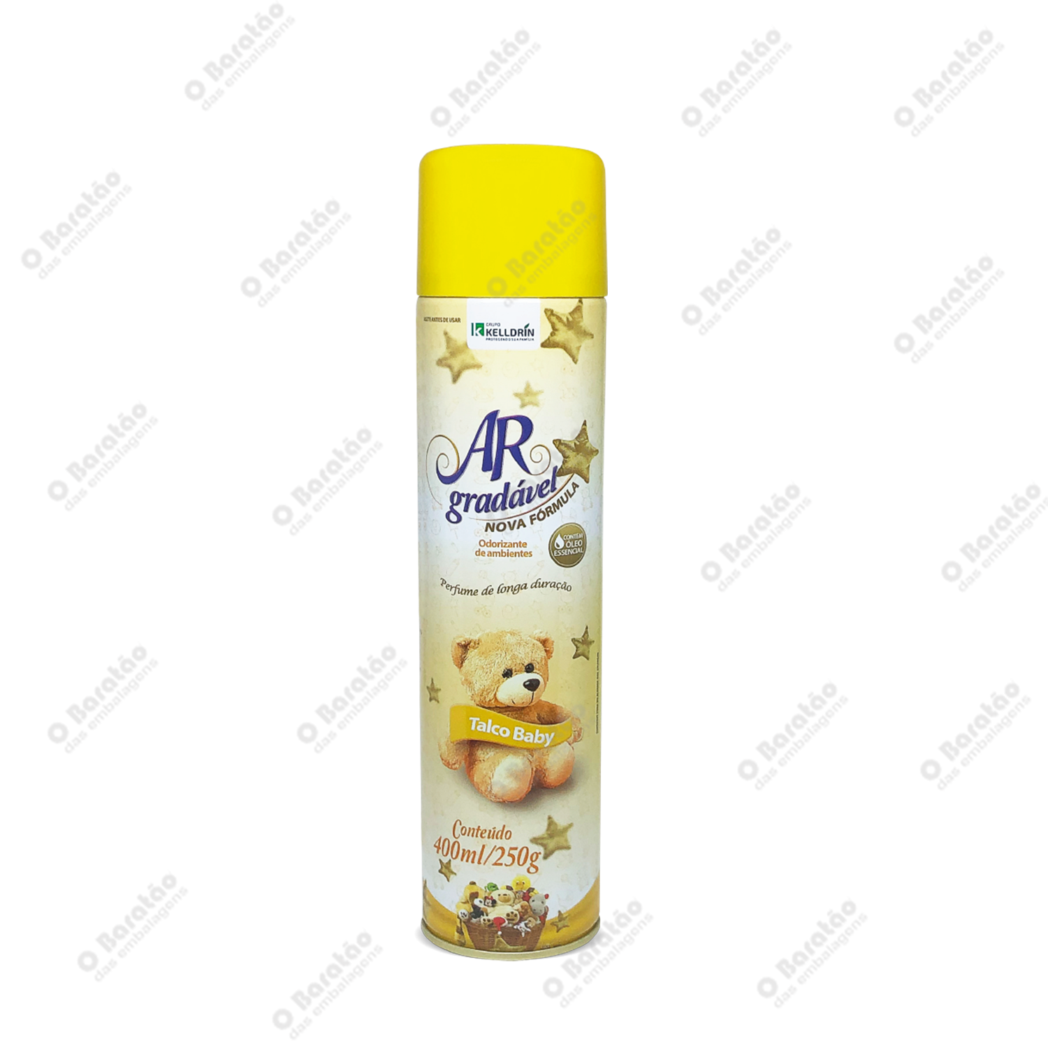ODORIZADOR SPRAY TALCO BABY 400ML KELLDR