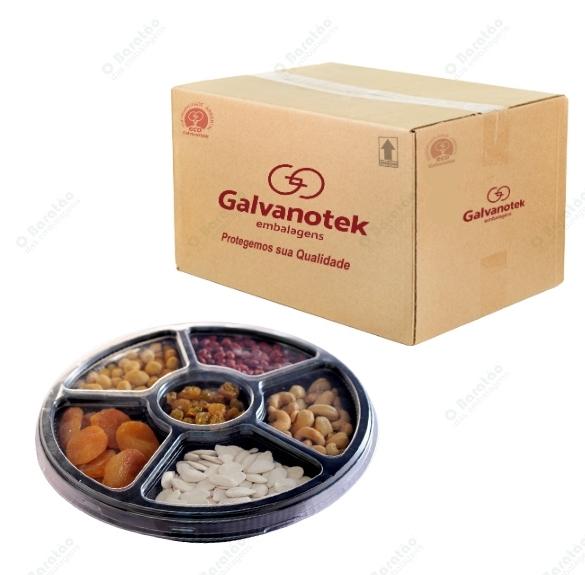 BANDEJA C/ DIVISORIAS PRETA G 550 GALVAN