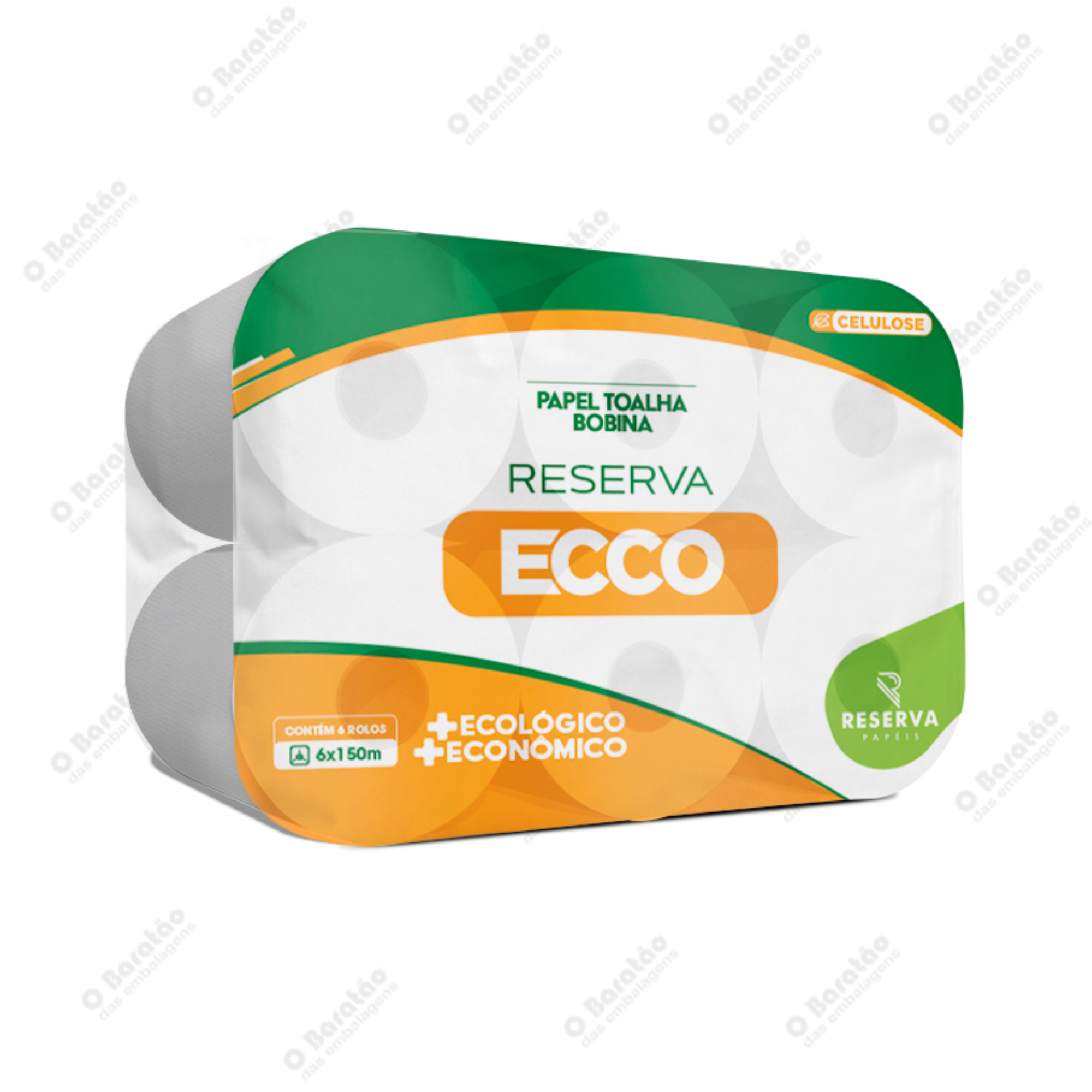 PAPEL TOALHA ROLO 150MT RESERVA ECCO