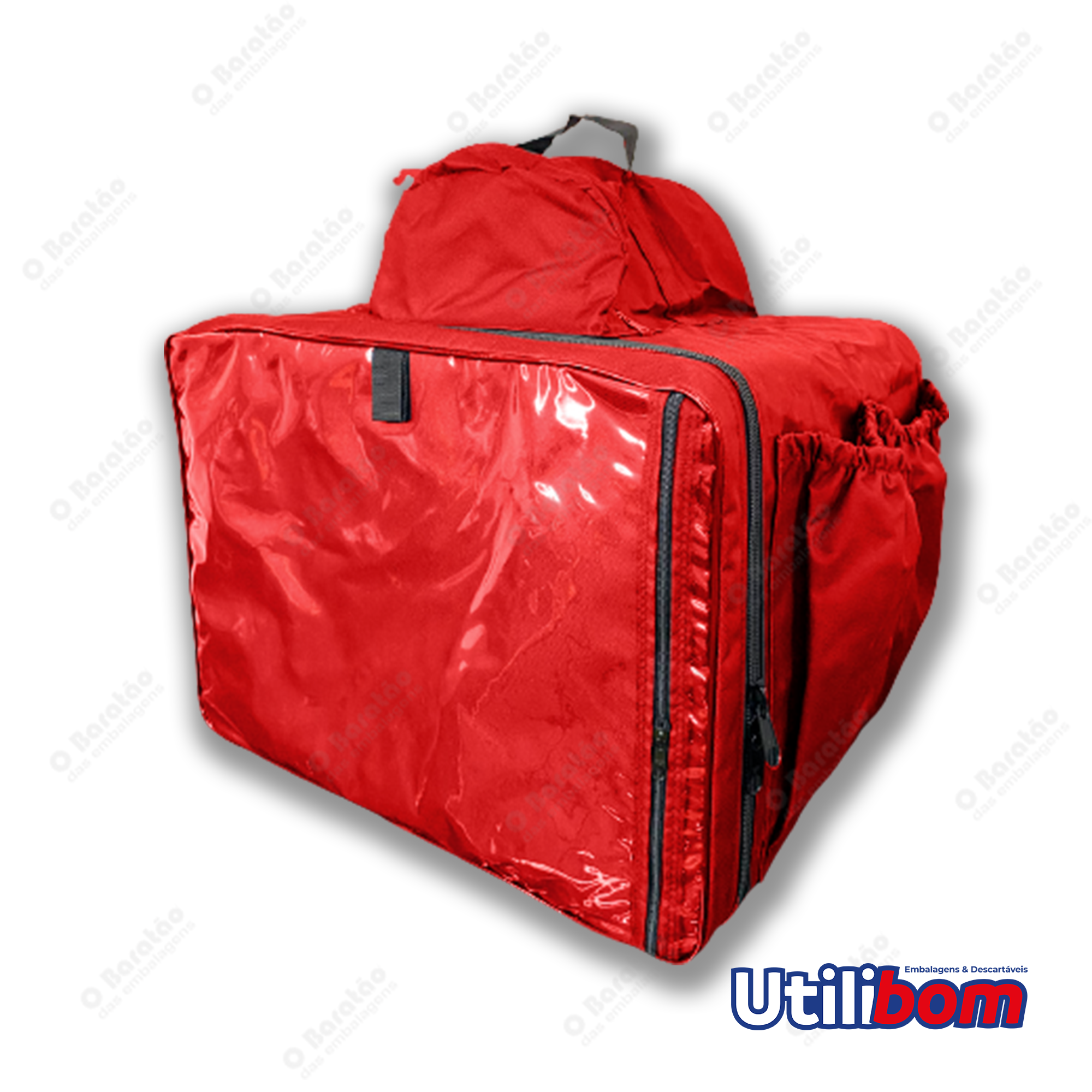 MOCHILA PT MOTOBOY C/ BOLSO SUP UTILIBOM