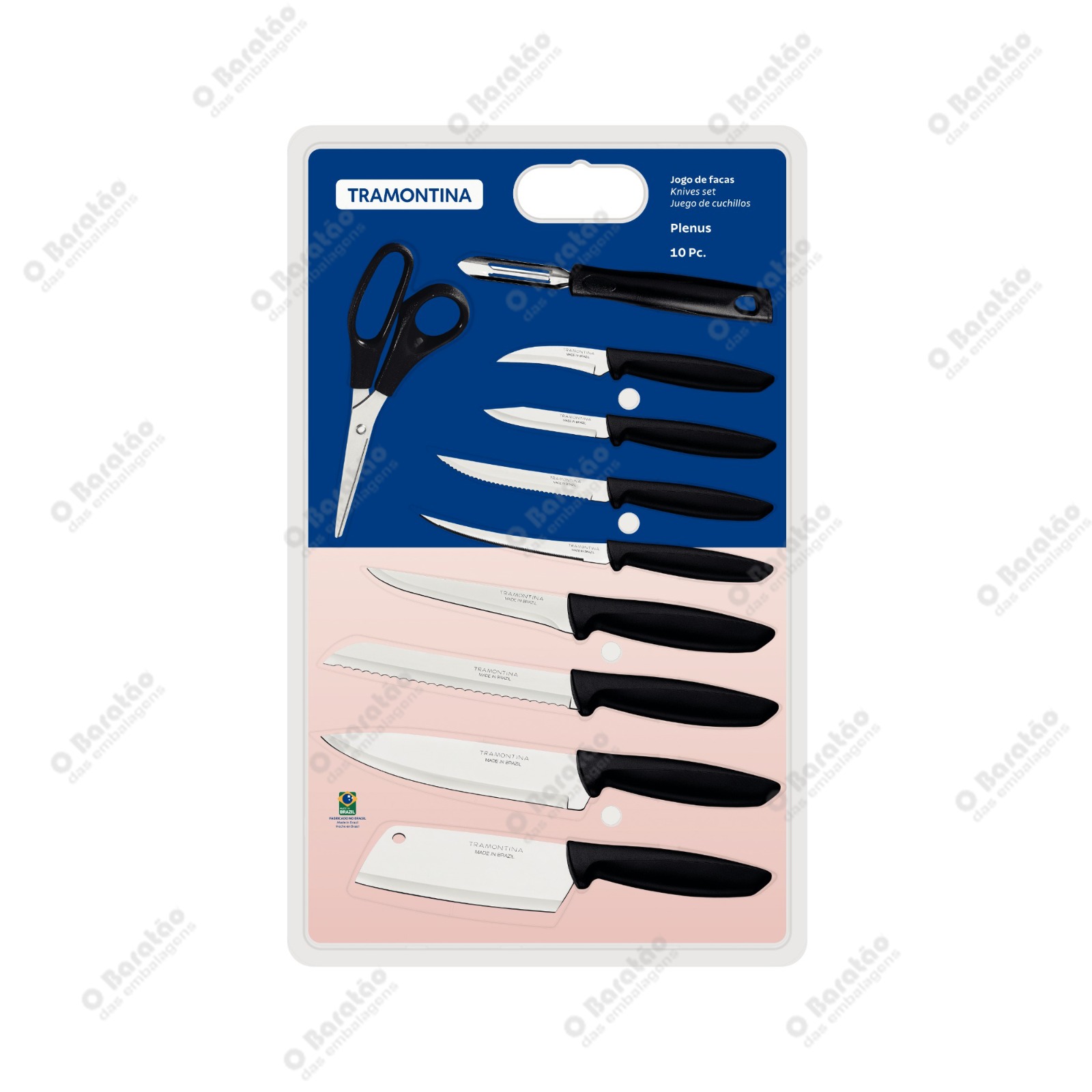 KIT FACA PLENUS C/10 TRAMONTINA