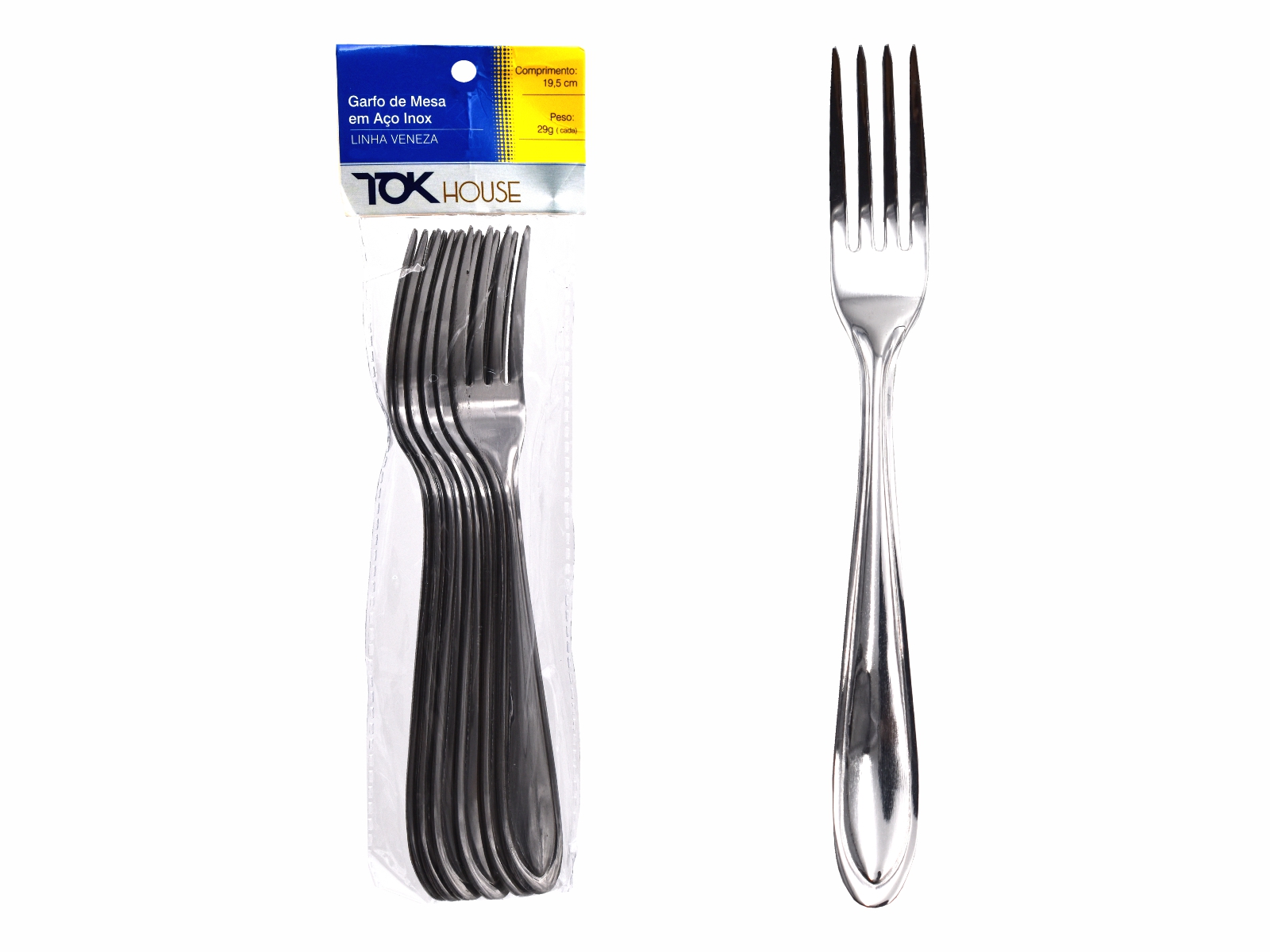 GARFO MESA VENEZA 19 CM C/6 TOK HOUSE