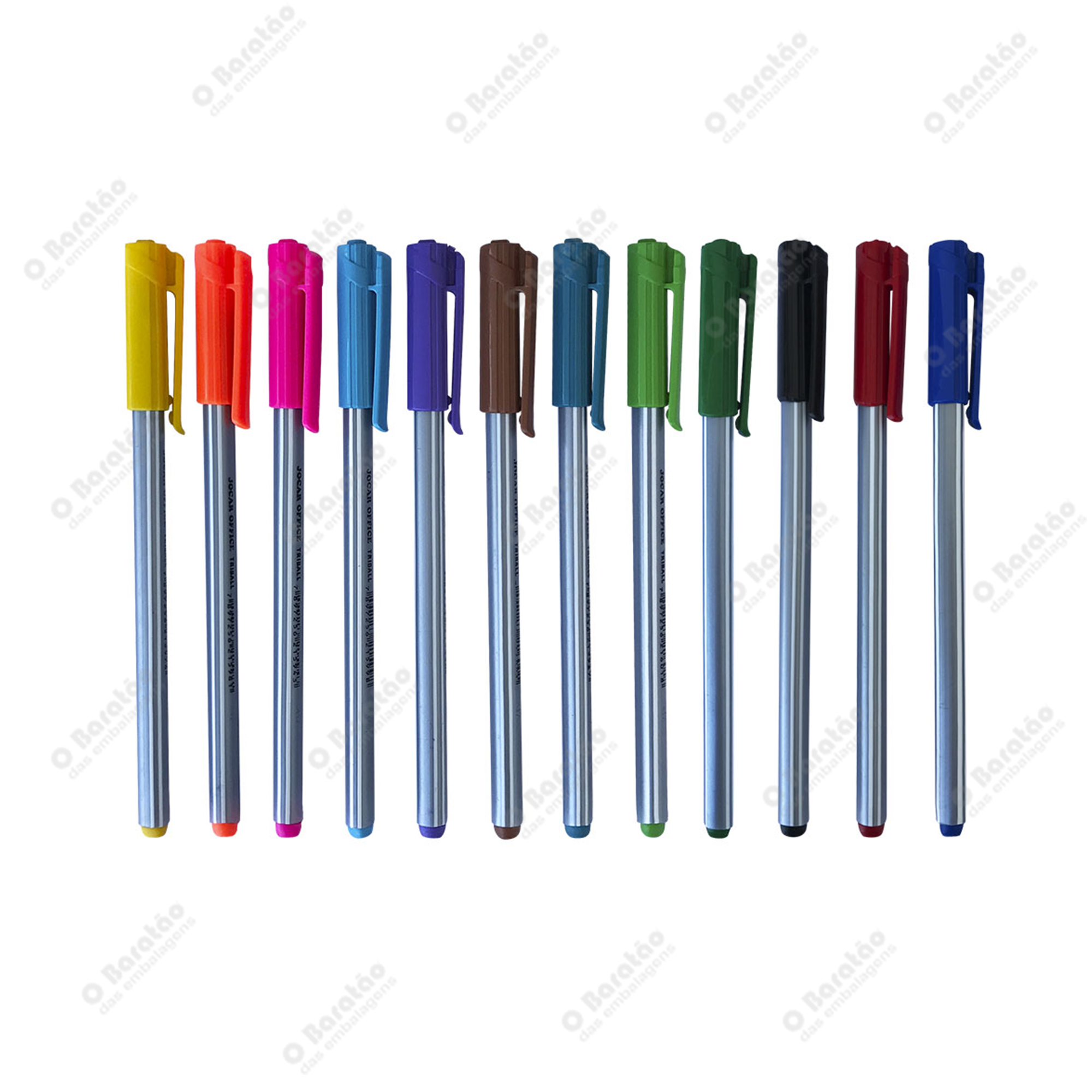 CANETA ESF TRIBALL MEDIA 1.0MM JOCAR