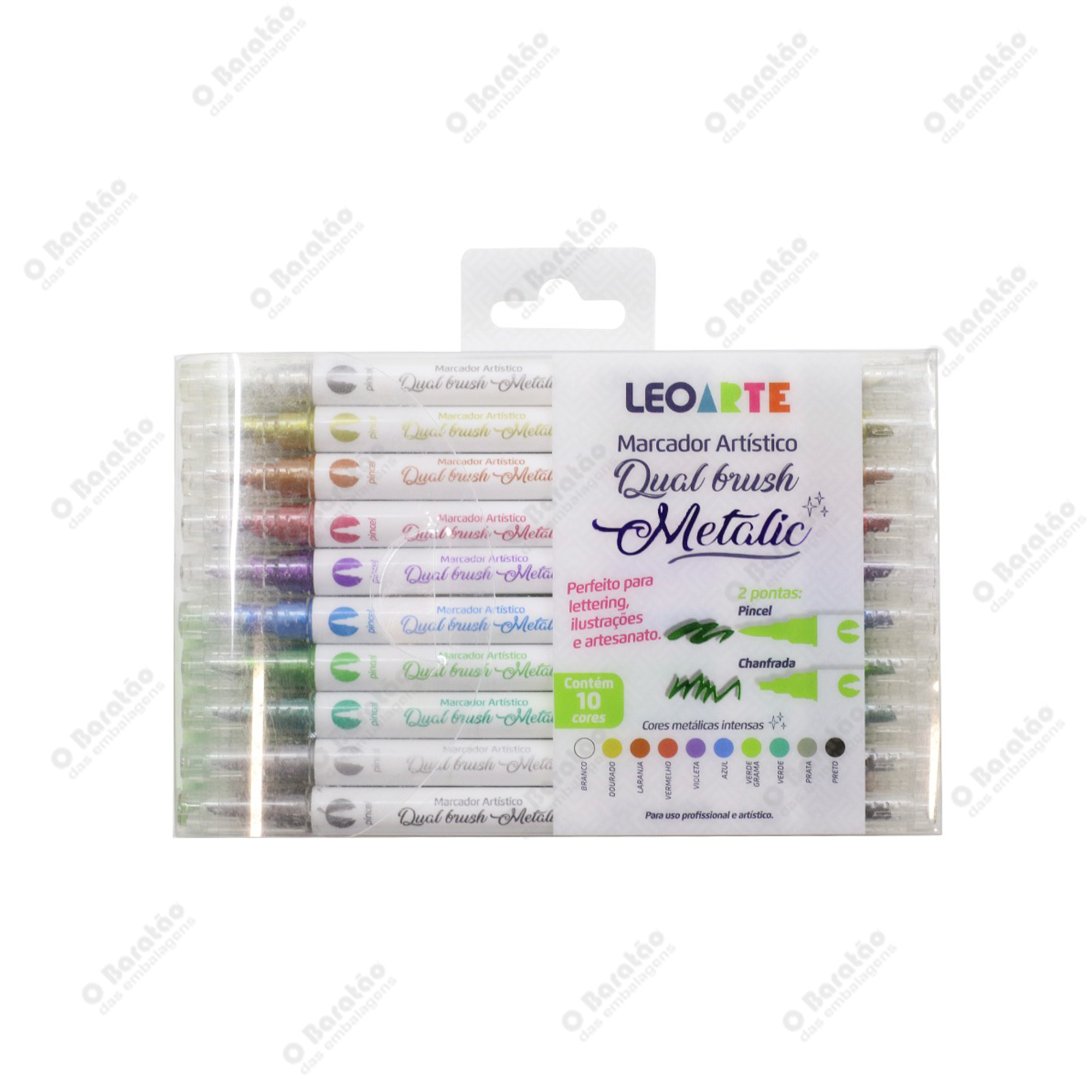 MARCADOR DUAL BRUSH BLISTER C/6 JOCAR