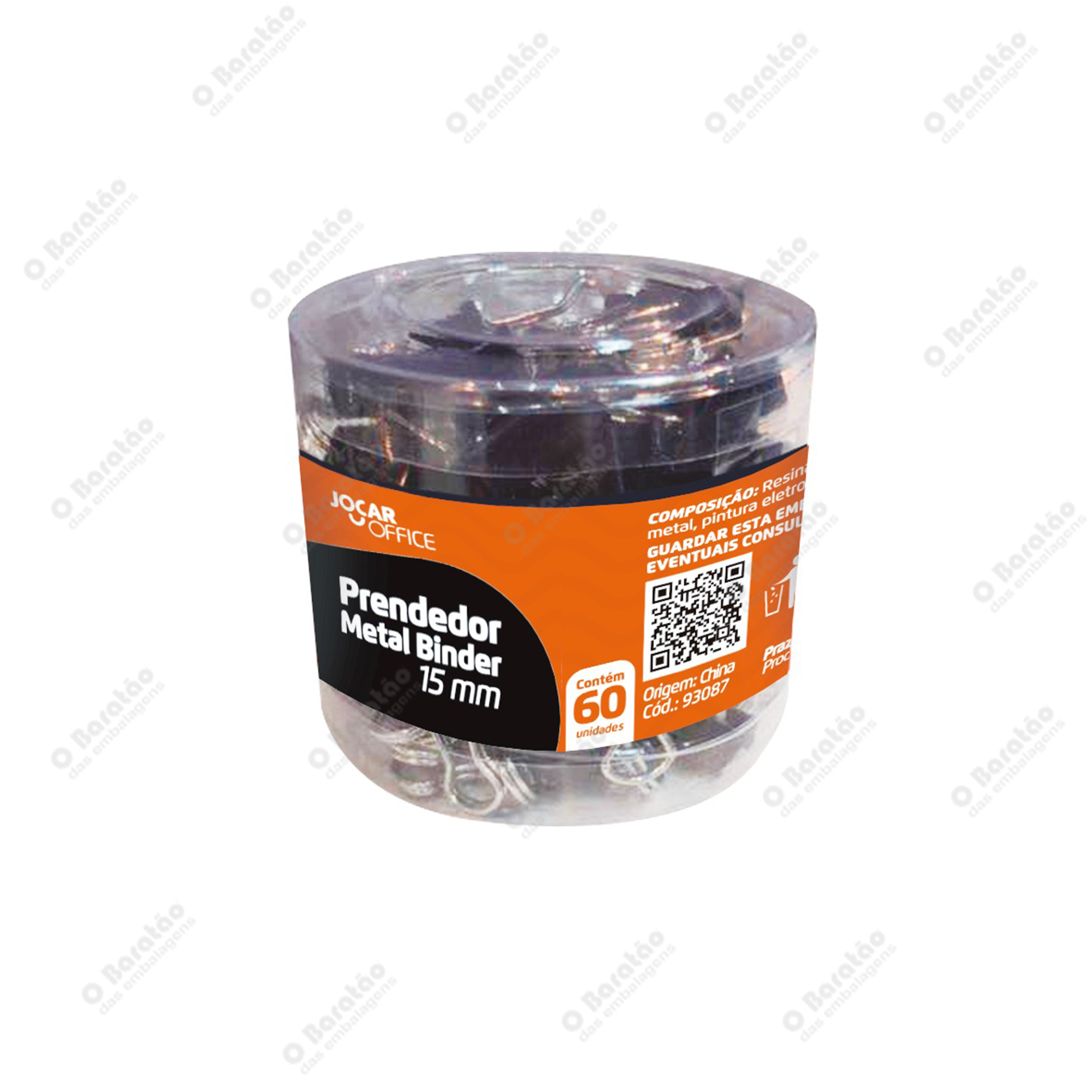 PRENDEDOR DE METAL COLOR 19MM JOCAR