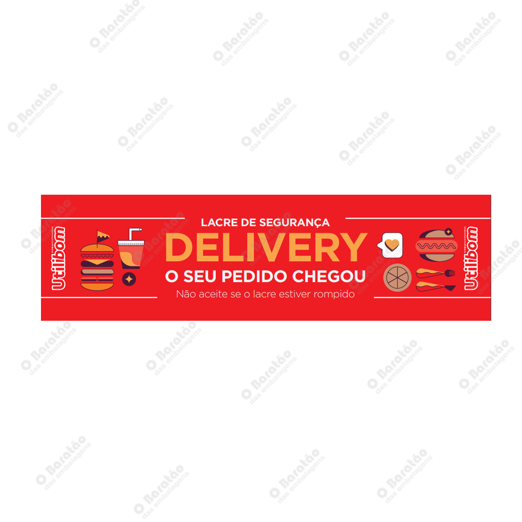 LACRE SEG DELIVERY VERM 2X7 UTILIBOM