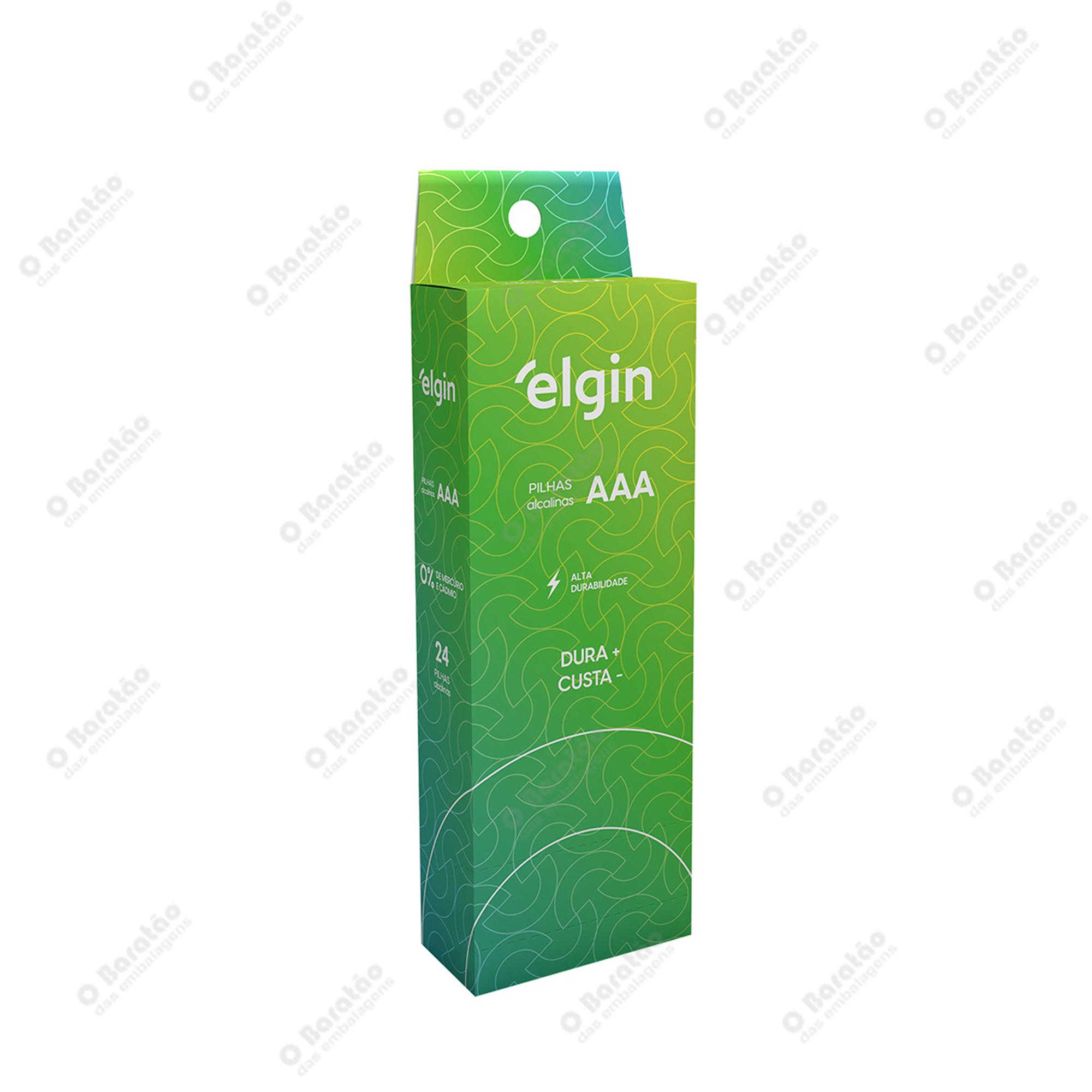 PILHA ALCALINA TUBO (AAA) ELGIN