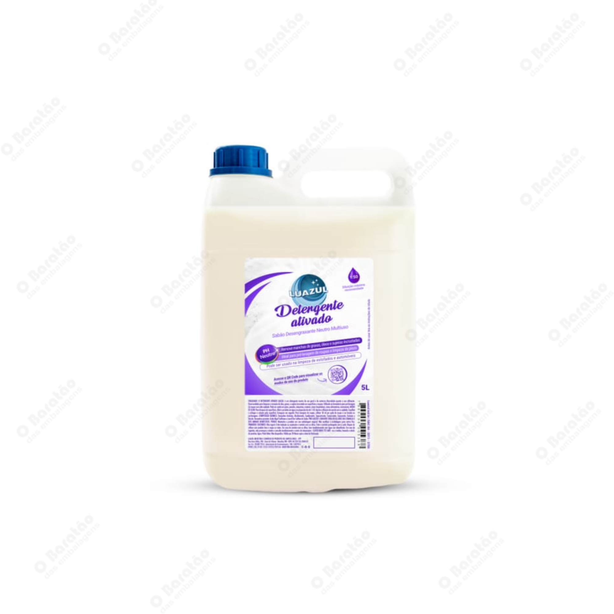 DETERGENTE ATIVADO 5 LTS LUAZUL
