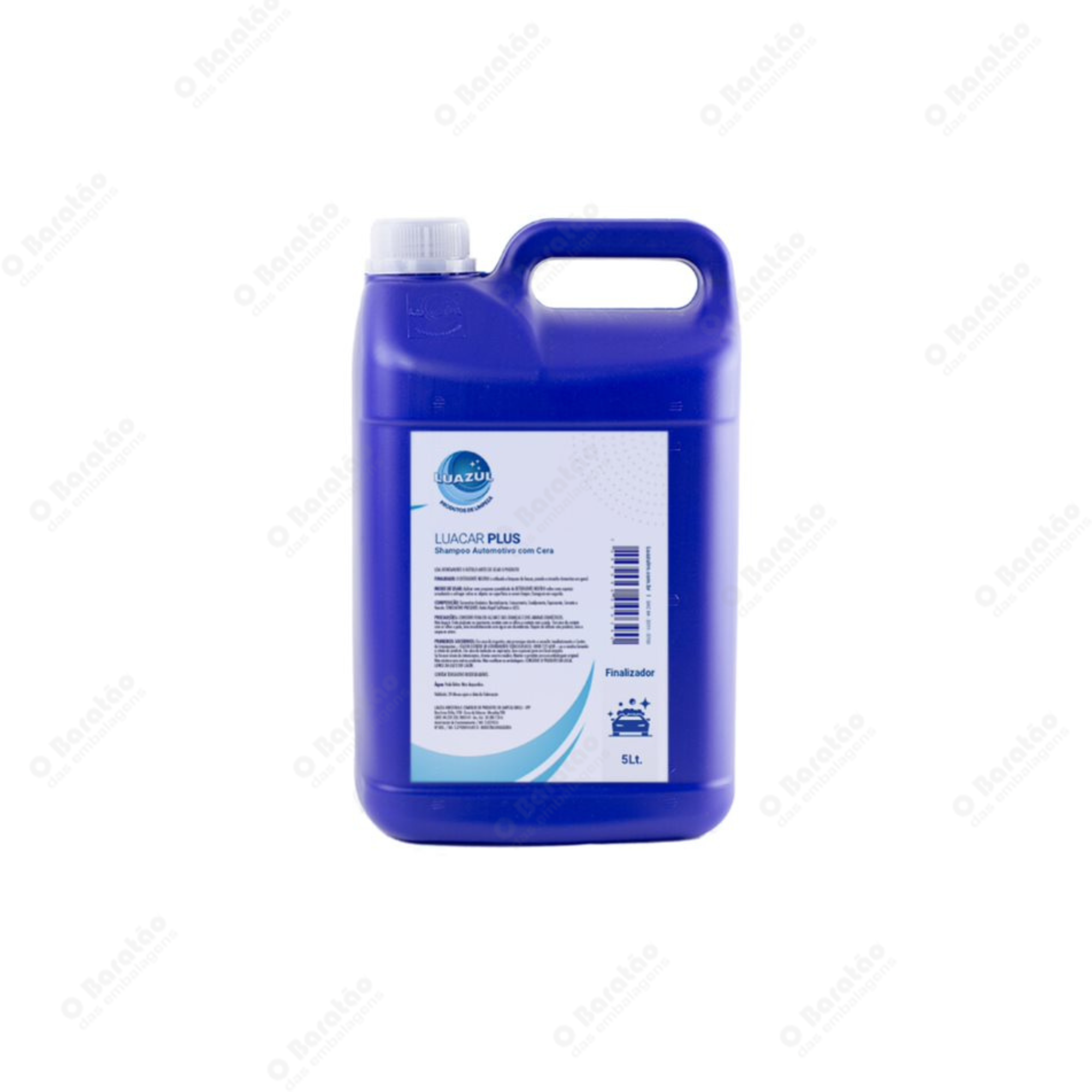LUACAR PLUS SHAMPOO AUTO CERA 05L LUAZUL